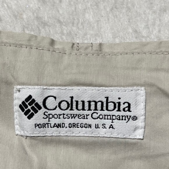 Columbia Womens Khaki Cropped Cargo Pants Hiking Cropped Pants Trousers Sz Large - Picture 7 of 12